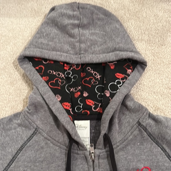 Vintage Disney Minnie & Mickey love zip up hoodie - Picture 3 of 7